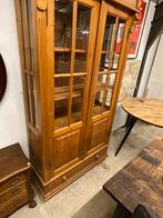 Grenen vitrinekast H200xB109xD41,5cm, Ophalen, ., 50 tot 100 cm, Zo goed als nieuw