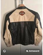 Supermooie Harley Davidson jas, geventileerd xl zwart/creme, Heren, Jas | leer, Harley Davidson. Origineel., Ophalen of Verzenden