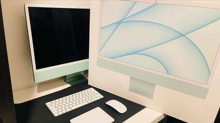 iMac (24-inch, M1, 2021) 16RAM 512 SSD, Computers en Software, Apple Desktops, Zo goed als nieuw, iMac, SSD, Onbekend, 16 GB, Ophalen of Verzenden