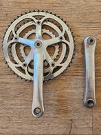Campagnole Veloce triple crankset 172,5 mm, Fietsen en Brommers, Fietsonderdelen, Crankstel of Pedalen, Gebruikt, Campagnolo, Racefiets