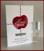 Les Belles de Ricci Nina Rouge parfum sample proefje tester, Sieraden, Tassen en Uiterlijk, Uiterlijk | Parfum, Verzenden, Nieuw