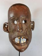 250888 Zeldzaam oud Afrikaans SUKUMA masker uit Tanzania, Antiek en Kunst, Ophalen of Verzenden
