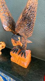 Houten Adelaar Sculptuur 44cm, Ophalen of Verzenden