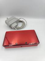 Nintendo 3DS Rood + Oplader, Spelcomputers en Games, Ophalen of Verzenden, Zo goed als nieuw, Rood, 3DS