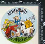 Sticker: Avro - Rally - Bij de Avro zit u goed, Verzamelen, Ophalen of Verzenden, Zo goed als nieuw, Film, Tv of Omroep