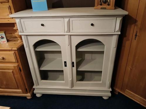 Glaskast grijs vitrinekast keukenkast H115 x B105 x D39 cm, Huis en Inrichting, Kasten | Vitrinekasten, Nieuw, 25 tot 50 cm, Ophalen of Verzenden