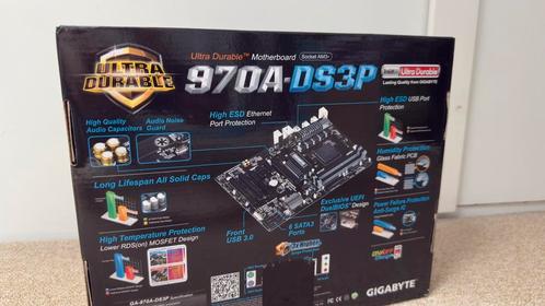 GIGABYTE GA-970A-DS3P, Computers en Software, Moederborden, Zo goed als nieuw, DDR3, Ophalen of Verzenden