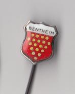 Duitsland Bentheim stadswapen speldje, Gebruikt, Niet vindbaar, Niet vindbaar, Speldje of Pin