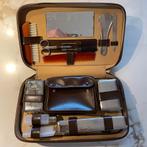Vintage 60’s Hardcase Toilettas/Beautycase incl. Assecoires, Bruin, Ophalen of Verzenden, Hardcase, Zo goed als nieuw