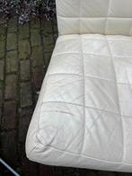 Leolux Volare Fauteuil, wit leer, één beschikbaar, Huis en Inrichting, Fauteuils, Ophalen, Gebruikt, 75 tot 100 cm, 75 tot 100 cm