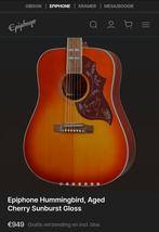 Epiphone Inspired by Gibson Hummingbird, Muziek en Instrumenten, Ophalen of Verzenden, Zo goed als nieuw, Western- of Steelstringgitaar
