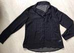 Zwarte blouse maat L van HEMA, Kleding | Dames, Zwart, Maat 42/44 (L), Ophalen of Verzenden, Zo goed als nieuw