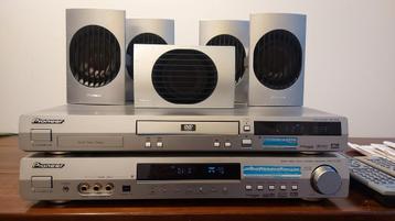 Pioneer cd/dvd speler met versterker en home cinema beschikbaar voor biedingen