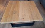 Robuust eiken salontafel, Huis en Inrichting, Ophalen, 50 tot 100 cm, 50 tot 100 cm, Zo goed als nieuw