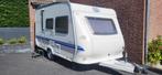 Hobby 400 kb 2007 in topstaat!, Caravans en Kamperen, Kachel, Hobby, Omvormbare zithoek, Treinzit