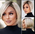 Mooie blonde boblijn pruik/haarwerk.Nieuw, Sieraden, Tassen en Uiterlijk, Uiterlijk | Haarverzorging, Ophalen of Verzenden, Nieuw