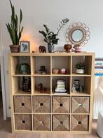 Kallax vakkenkast met knipsa inzet manden ikea, Ophalen of Verzenden, Zo goed als nieuw, Minder dan 150 cm, Minder dan 100 cm