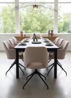 8 NIEUWE design eetkamerstoelen in rijke stof Lodge blossom, Huis en Inrichting, Overige kleuren, Design, Nieuw, Ophalen of Verzenden