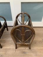 Rotan lectuurbakken 2 stuks, Huis en Inrichting, Woonaccessoires | Krantenbakken en Lectuurbakken, Ophalen, Zo goed als nieuw