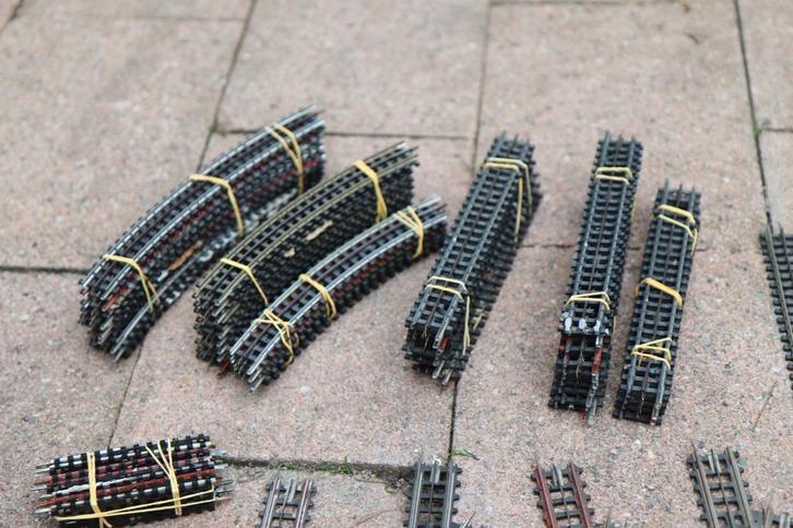Fleischmann rails 115 stuks met schade schaal HO ,, Hobby en Vrije tijd, Modeltreinen | H0, Gebruikt, Rails, Gelijkstroom, Fleischmann