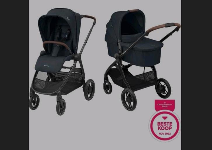 Maxi-Cosi 2-in-1 Kinderwagen - Donkerblauw, Kinderen en Baby's, Kinderwagens en Combinaties, Gebruikt, Combiwagen, Maxi-Cosi, Met reiswieg