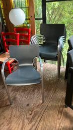 6 originele stapelbare stoelen, Ophalen, Gebruikt, Onbekend, Onbekend