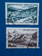 Postzegel Frankrijk 1949 2 zegels Uitzicht 26-12, Verzenden, Gestempeld