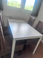 Ikea Table with 4 Chairs, Ophalen of Verzenden, Zo goed als nieuw, Rechthoekig, 50 tot 100 cm