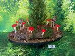 Paddestoelen met fantasie kabouters, Ophalen