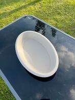 Le Creuset Schaal Ovaal - Oranje 28, Huis en Inrichting, Ophalen, Porselein of Keramiek, Schaal, Zo goed als nieuw