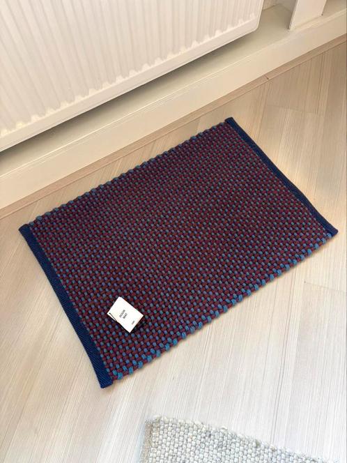 HAY Door Mat Burgundy - 50x70 100% Wool - deurmat, Tuin en Terras, Deurmatten, Zo goed als nieuw, Ophalen of Verzenden