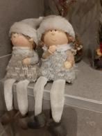 ZGAN  stenen poppetjes met slappe beentjes. (2 stuks), Diversen, Kerst, Verzenden, Zo goed als nieuw