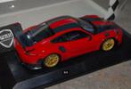 PORSCHE 911 GT2 RS red / gold wheels Minichamps 1:18 WRH, Hobby en Vrije tijd, Modelauto's | 1:18, Verzenden, Zo goed als nieuw