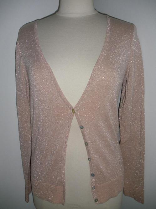 HEMA vest roze zilver glitter maat M - nieuw -, Kleding | Dames, Truien en Vesten, Nieuw, Maat 38/40 (M), Roze, Verzenden