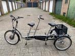 Van Raam 3-wiel Tandem met Elektrische Ondersteuning, Ophalen, Zo goed als nieuw, Minder dan 10 versnellingen, Van Raam