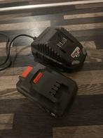 Parkside 20V Lader + 2Ah Accu, Doe-het-zelf en Verbouw, Ophalen, Gebruikt