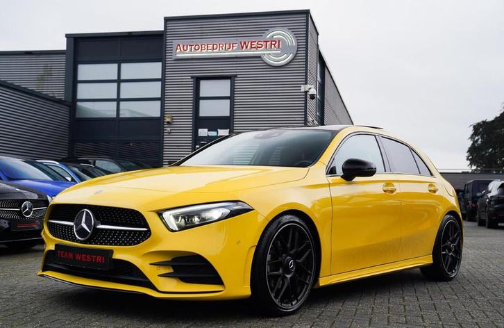 Mercedes-Benz A-klasse 180 Premium Plus | AMG Pakket | Panor, Auto's, Mercedes-Benz, Bedrijf, Te koop, A-Klasse, ABS, Achteruitrijcamera