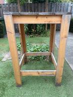 Houten statafel buiten, Ophalen, Rond, Hout