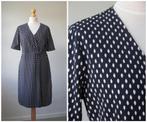 Bloomings - prachtige stippen jurk / blauw / maat XL, Maat 46/48 (XL) of groter, Zo goed als nieuw, Bloomings, Boven de knie