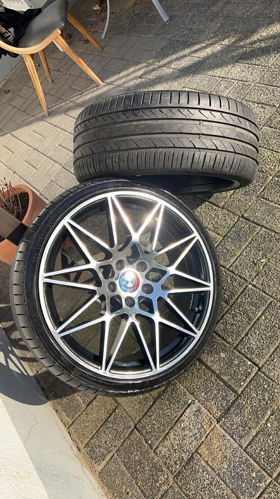 20 Inch BMW 5X120 velgen met zomerbanden, Auto-onderdelen, Banden en Velgen, Banden en Velgen, Zomerbanden, 20 inch, 255 mm, Personenwagen