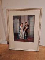 Staatsie portret Juliana & Bernhard, Verzamelen, Koninklijk Huis en Royalty, Ophalen of Verzenden, Kaart, Foto of Prent