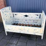 Stijlvol vintage retro ledikant jaren 50 60, Ophalen, Gebruikt, Ledikant