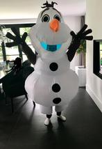 Olaf Frozen kostuum opblaasbaar, Ophalen of Verzenden, Gebruikt