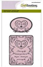 Nieuw clear stempels Botanical You & Me van Craft Emotions, Ophalen of Verzenden, Nieuw, Man of Vrouw, Pons of Mal