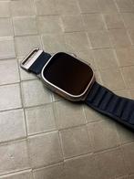 Apple Watch Ultra 2., Sieraden, Tassen en Uiterlijk, Horloges | Heren, Leer, Polshorloge, Zo goed als nieuw, Ophalen