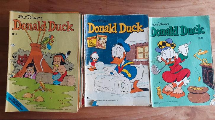 216st Donald Ducks jaren 74 81 82 83 84 85 86 87 TOTAALPRIJ, Boeken, Strips | Comics, Gelezen, Meerdere comics, Europa, Ophalen of Verzenden