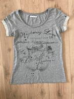 Only shirt, mouwtjes met kant, Kleding | Dames, T-shirts, Grijs, Maat 38/40 (M), Ophalen of Verzenden, Zo goed als nieuw