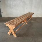 Oude sportbank, vintage bank, oud bankje, Ophalen