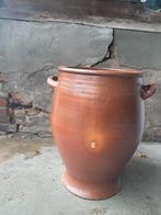 Oude aardewerk pot met oren, Antiek en Kunst, Antiek | Keramiek en Aardewerk, Ophalen of Verzenden
