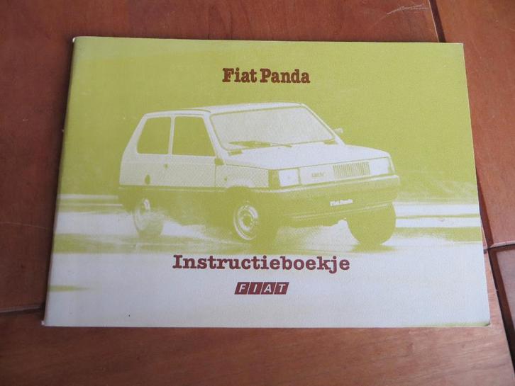 Instructieboek Fiat Panda 45 1980, zeer mooie staat!, Auto diversen, Handleidingen en Instructieboekjes, Ophalen of Verzenden